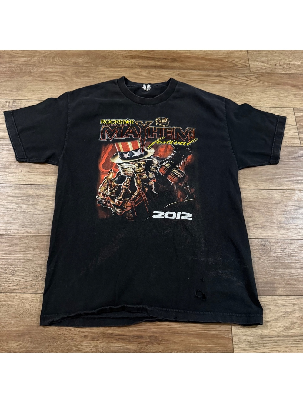 Vintage 2012 Rockstar Mayhem Festival Tour Shirt Slipknot